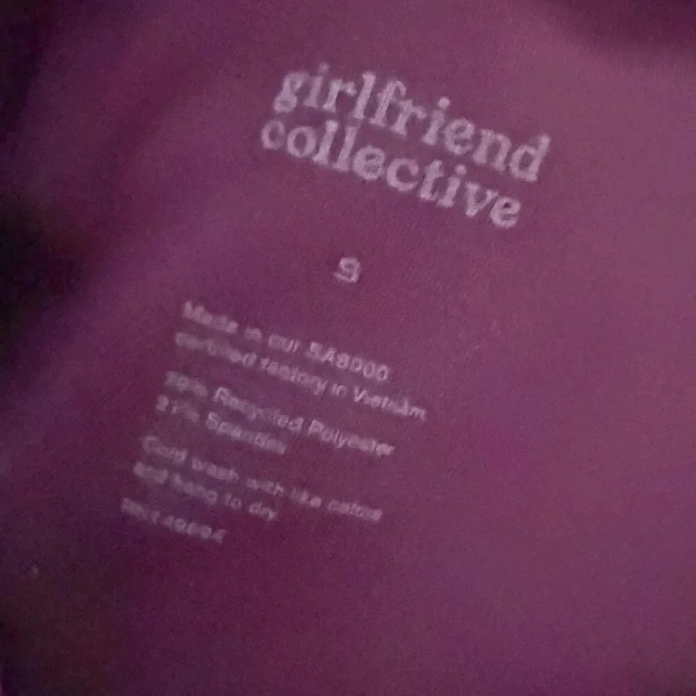GIRLFRIEND COLLECTIVE | Plum Purple Compressive High Rise Leggings | Size Small - Picture 8 of 8